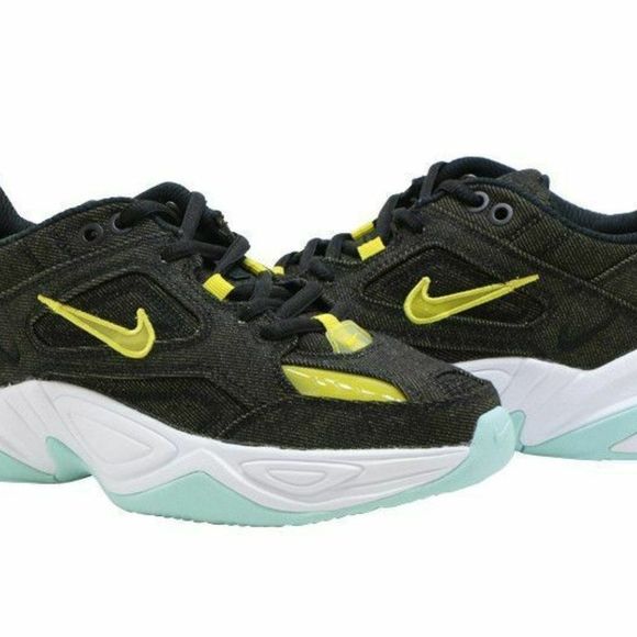 Nike  M2K Tekno LX Black & Bright Citron Teal NEW - Picture 1 of 6